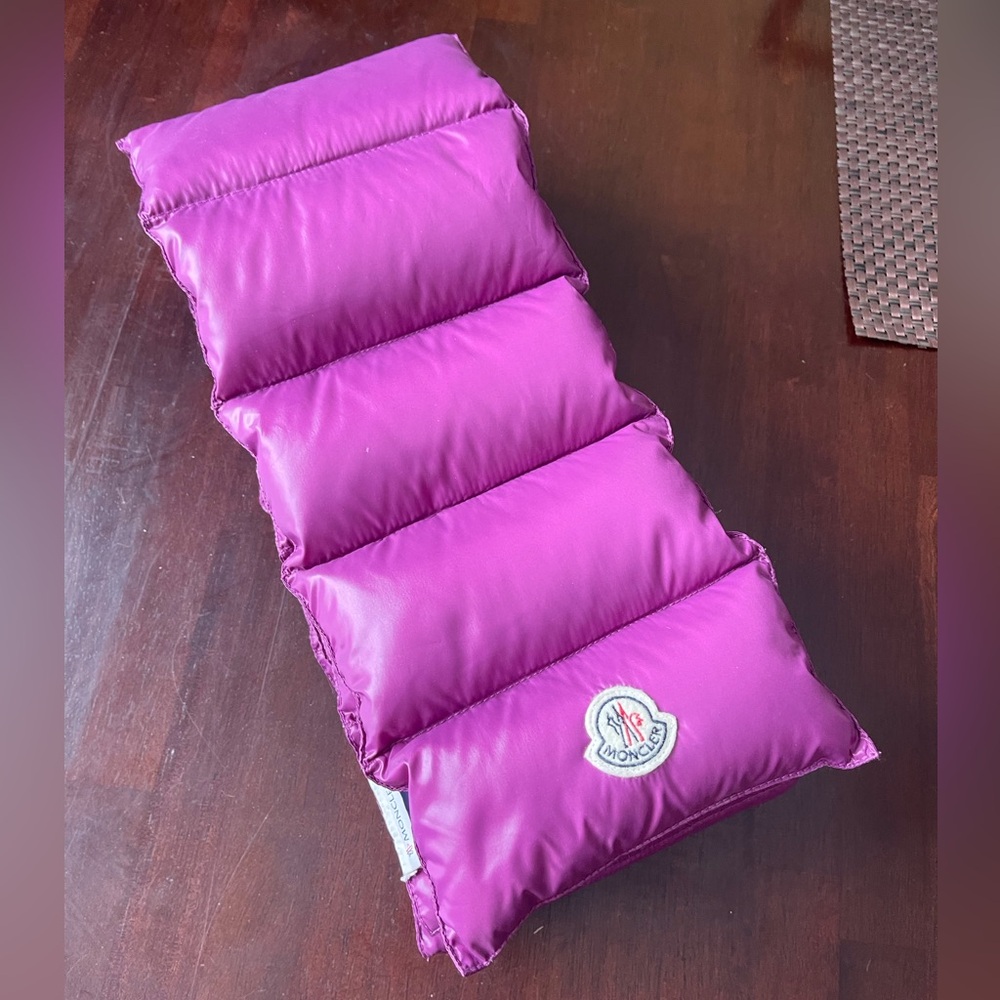 Moncler Logo Down Puffer Scarf